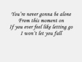 Nickelback - Never gonna be alone Lyrics