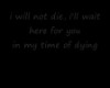 three days grace - time of dying lyrics