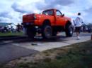 Big truck burnout