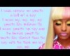 Nicki Minaj - Super Bass (Feat. Ester Dean) Lyrics Video