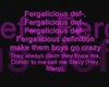 Fergie ~ Fergalicious