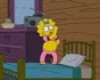 Maggie Simpson dancing to Lady Gaga's Alejandro