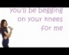 Victoria Justice ft  Victorious cast   Begging on your knees Lyrics