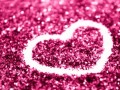 glitter heart